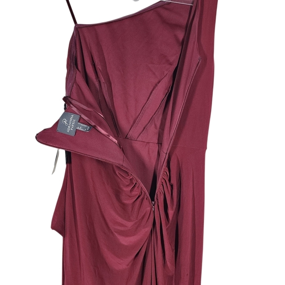 ADRIANNA PAPELL ONE SHOULD MAXI DRESS - Picture 8 of 10